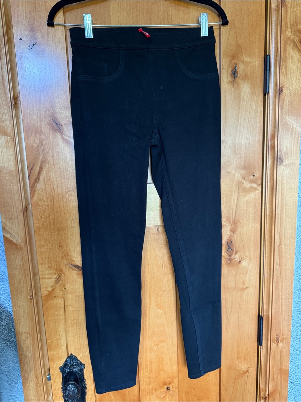 Spanx Black Stretch Pull On Leggings